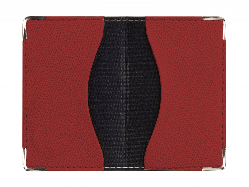 PORTE CARTE VISITE ROUGE