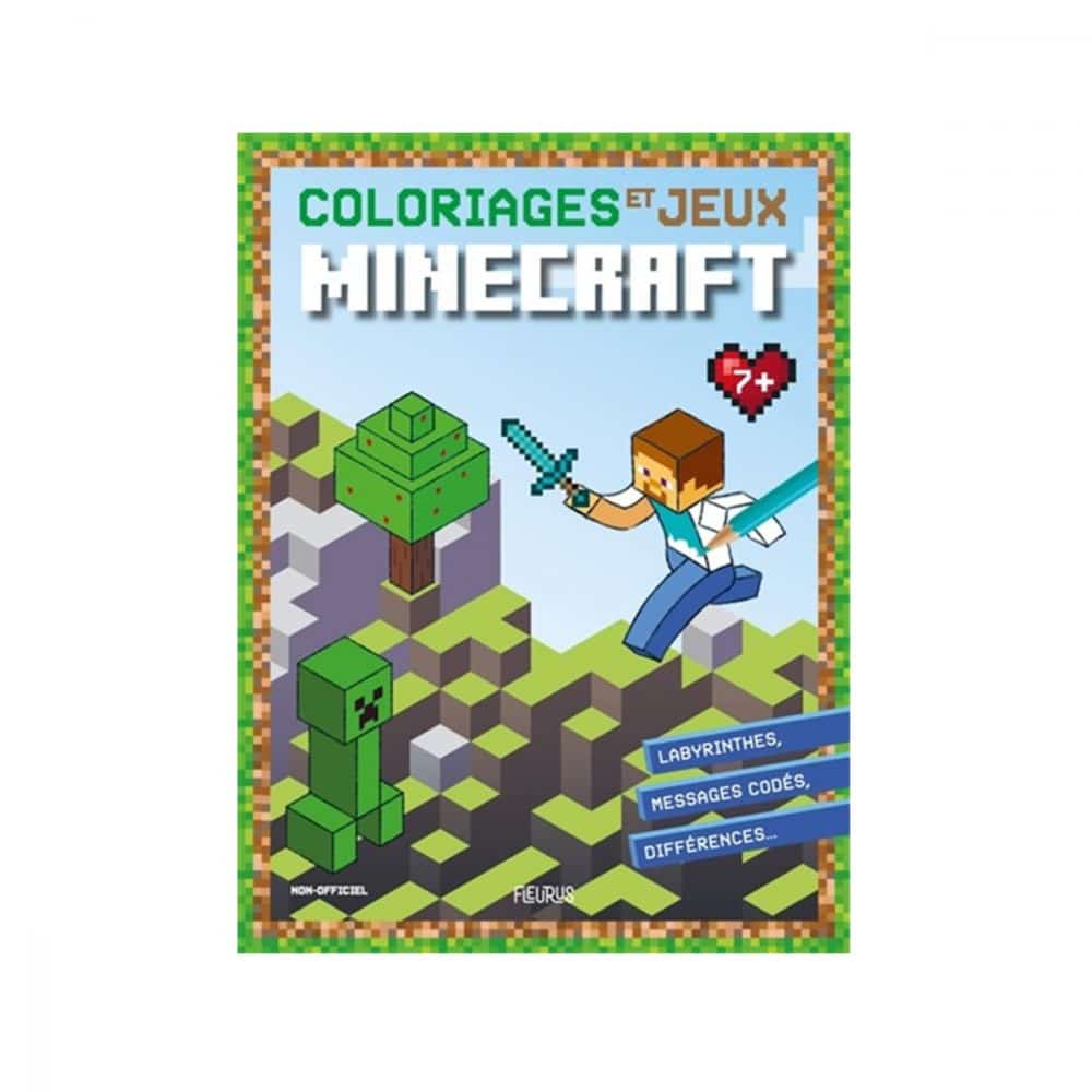 Coloriages et jeux Minecraft
