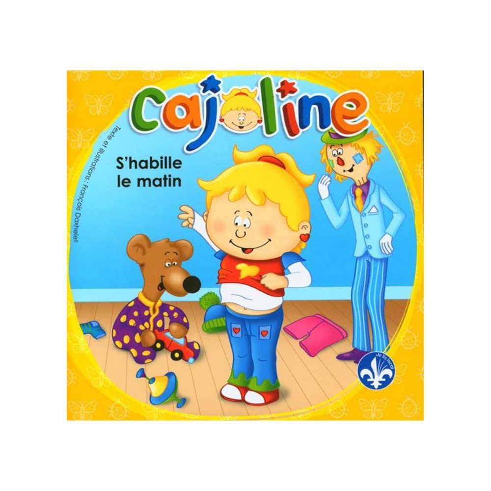 Cajoline s'habille le matin