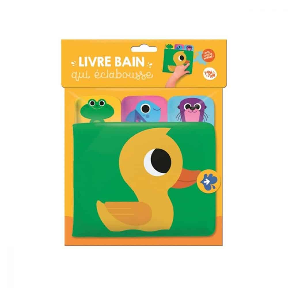 Livre bain qui éclabousse canard