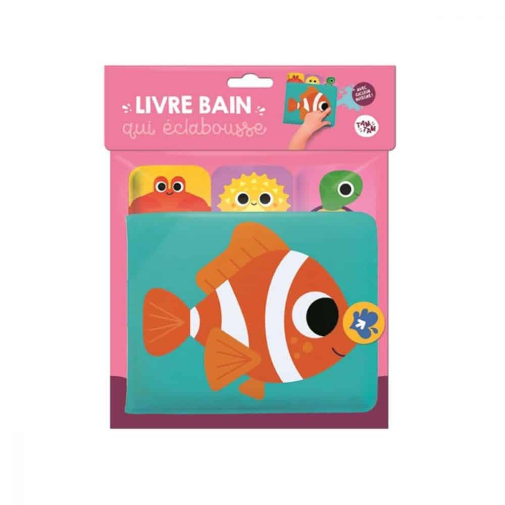 Livre bain qui éclabousse Poisson