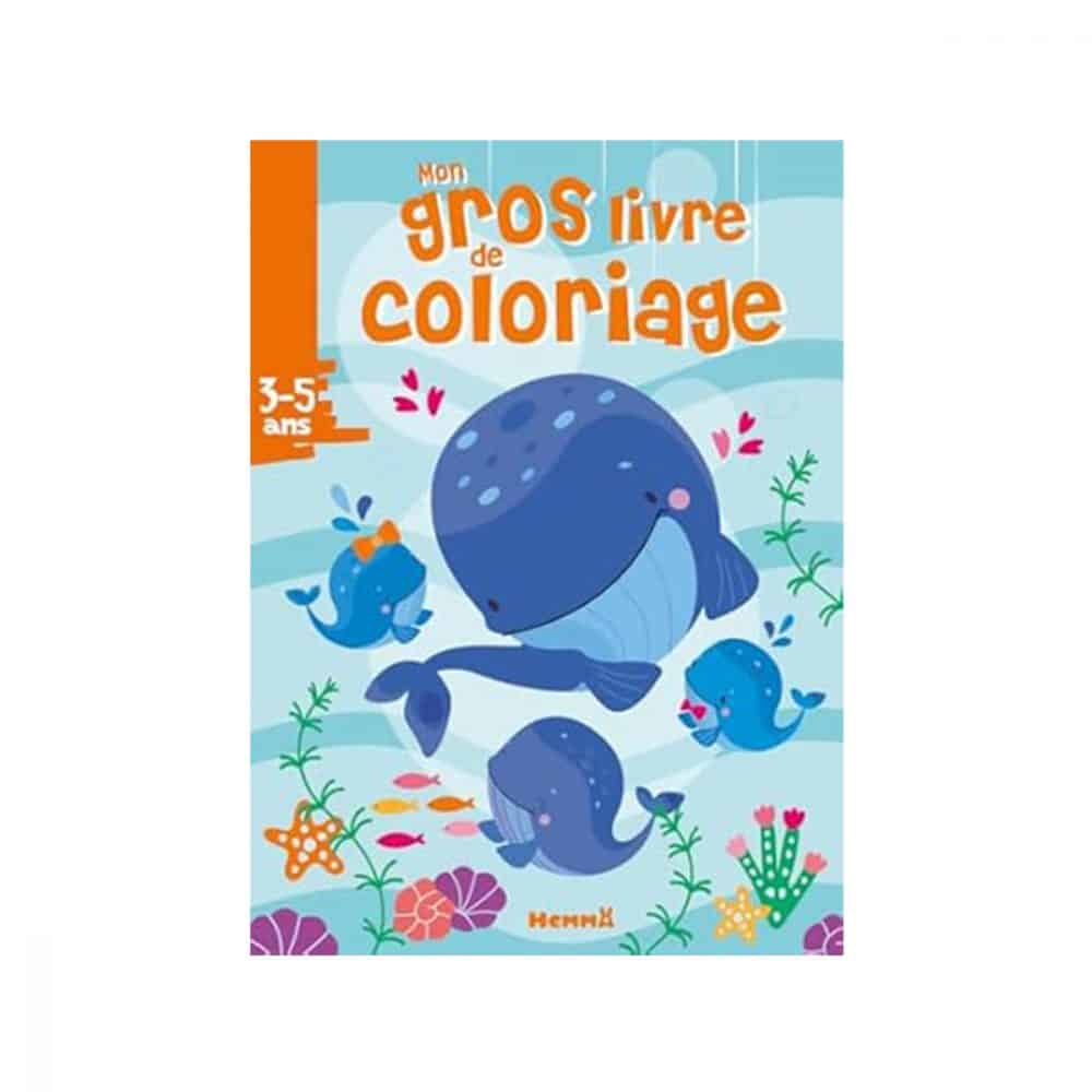 Mon gros livre de coloriage Baleine