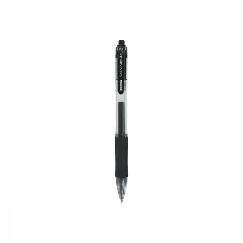Stylo à bille roulante rétractable Sarasa 0.5 - noir