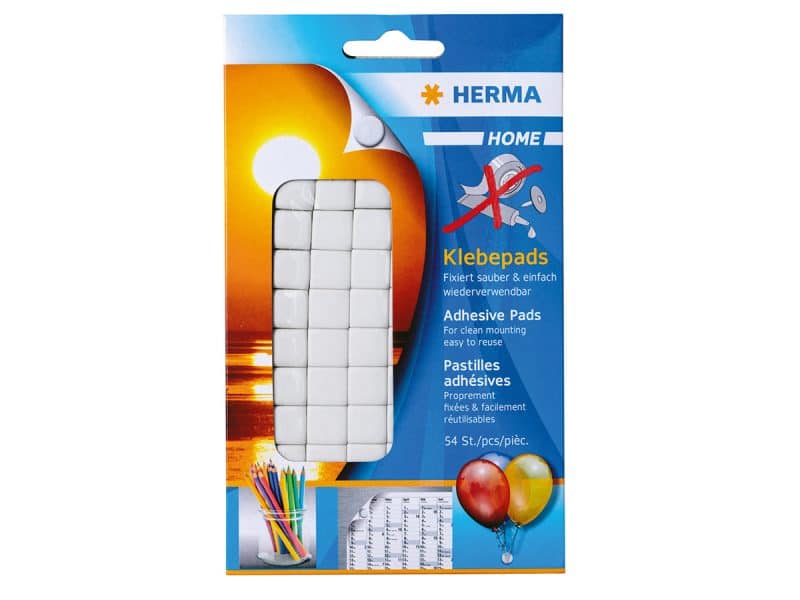 Pastilles adhesives  54 morceaux