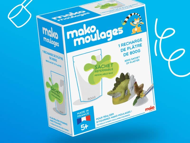 Mako-Moulage - Recharge de plâtre 800g