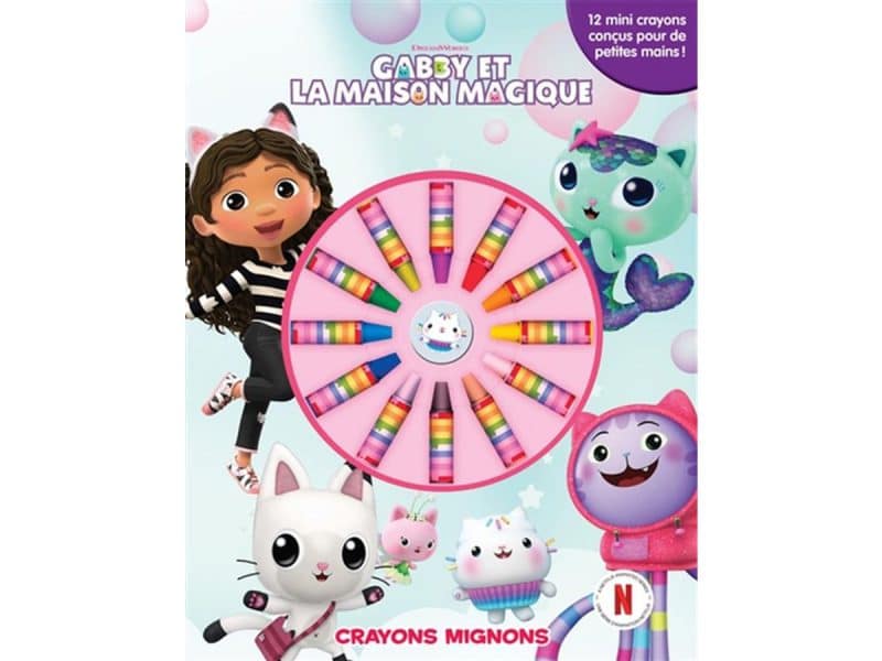 Gabby et la maison magique Crayons mignons