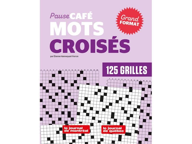 Pause café Mots croisés Grand format
