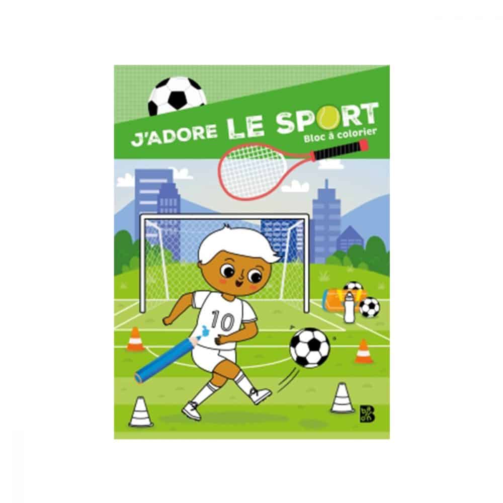 J'adore le sport Bloc à colorier