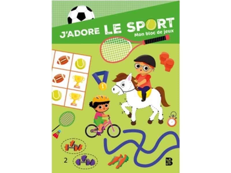 J'adore le sport Mon bloc de jeux
