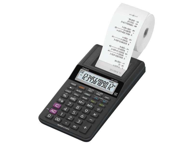 Calculatrice à imprimante Casio HR-10RC