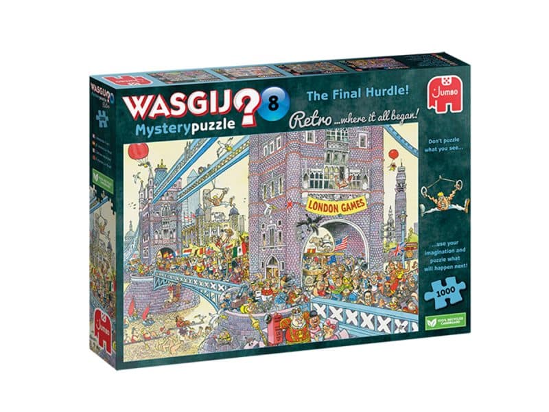 Casse-tete Mystery Retro Wasgij  L'obstacle final 1000pces