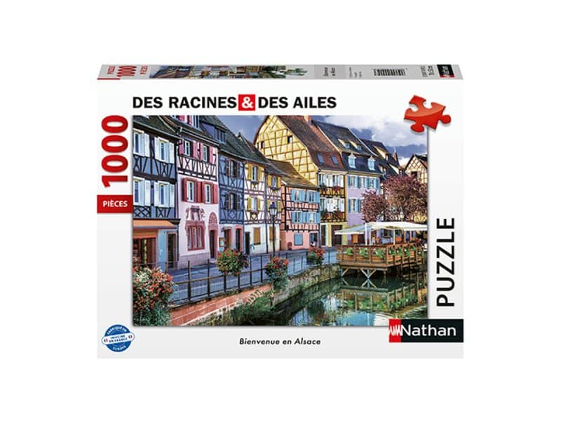 Casse-tete 1000pces Bienvenue en Alsace