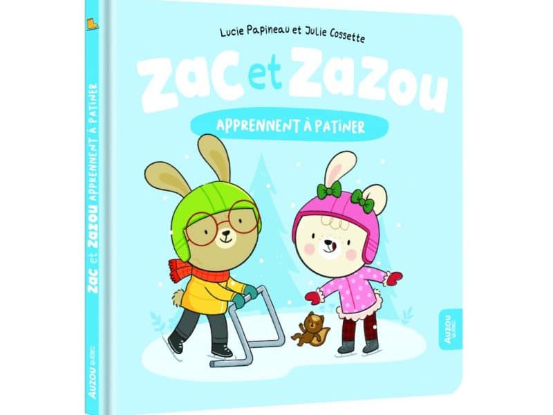 Zac et Zazou apprennent à patiner
