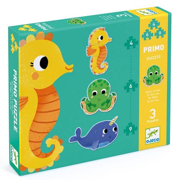 Primo puzzle Dans la mer 4-6-9 pces
