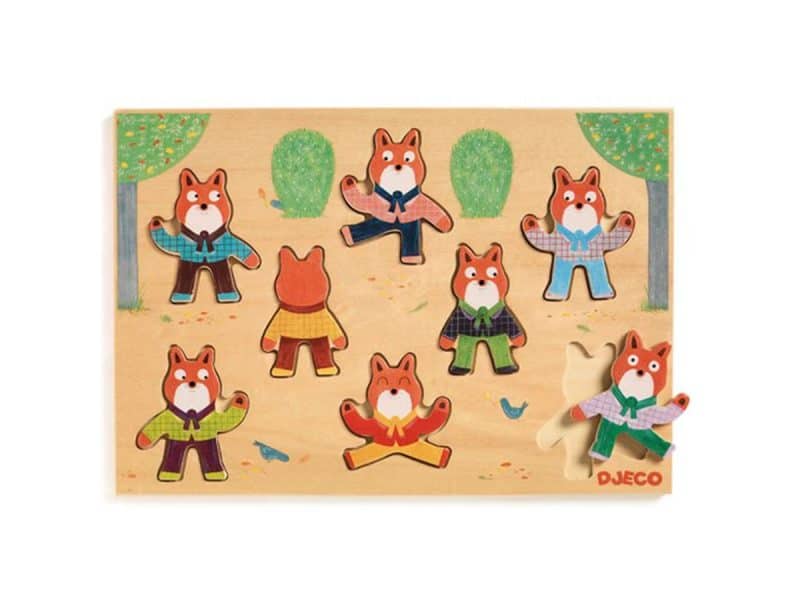 Puzzle en bois Foxymatch  8 pces
