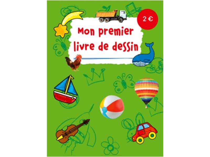 Mon premier livre de dessin vert