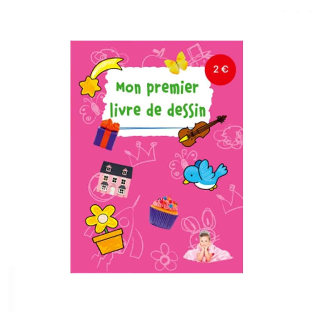 Mon premier livre de dessin fuschia