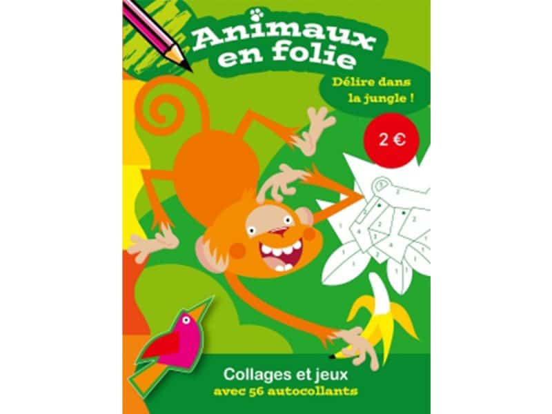 Délire dans la jungle Collages et jeux