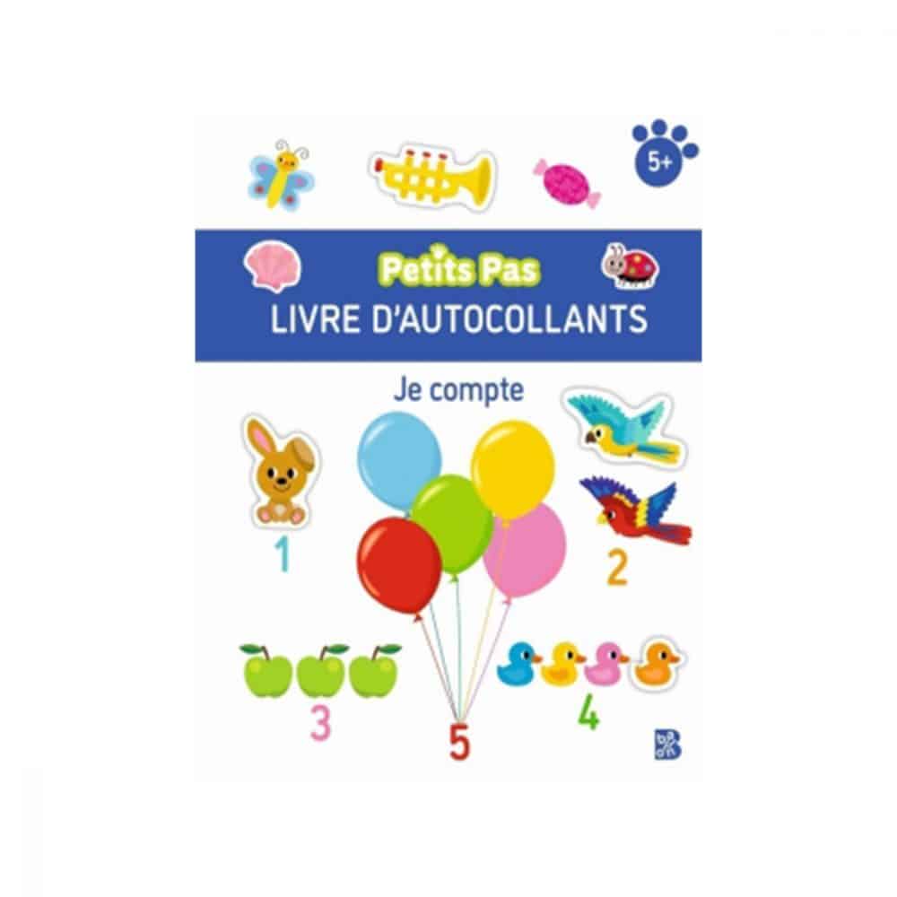 Petits pas Livre d'autocollants Je compte