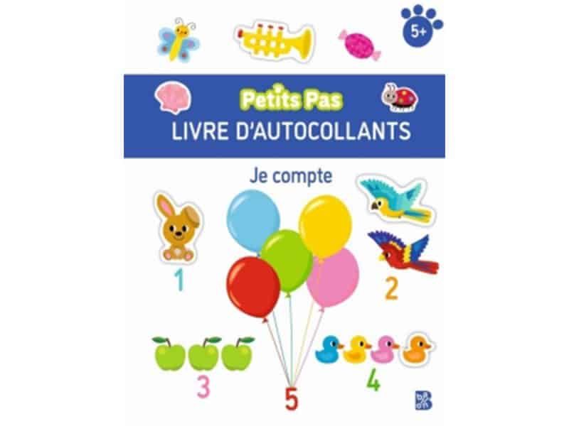 Petits pas Livre d'autocollants Je compte