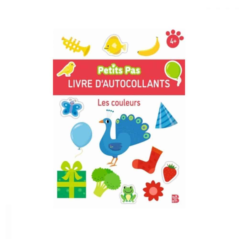 Petits Pas Livre d'autocollants Les couleurs