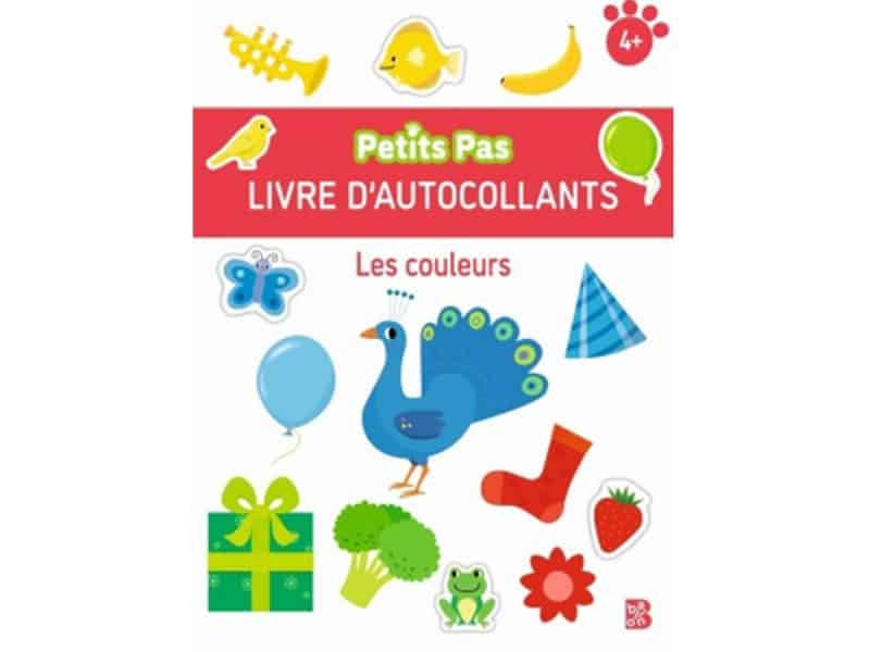 Petits Pas Livre d'autocollants Les couleurs