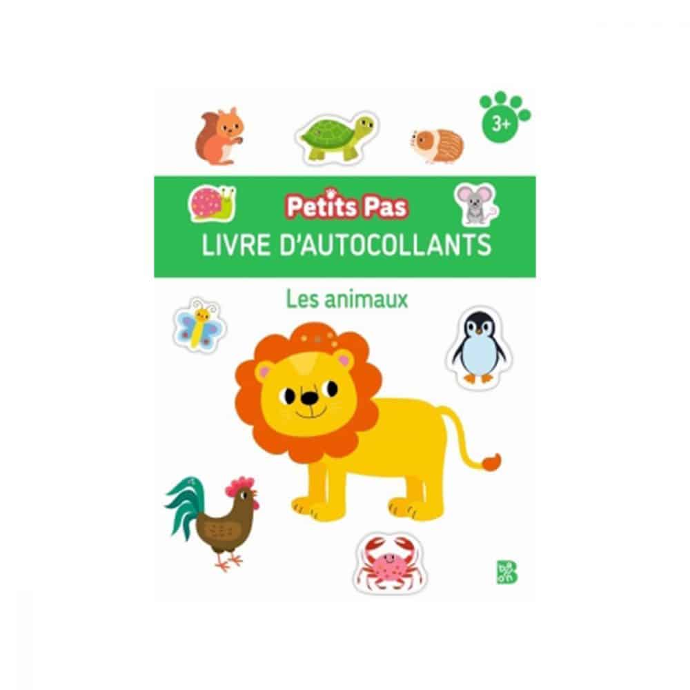 Petits pas Livre d'autocollants Les animaux