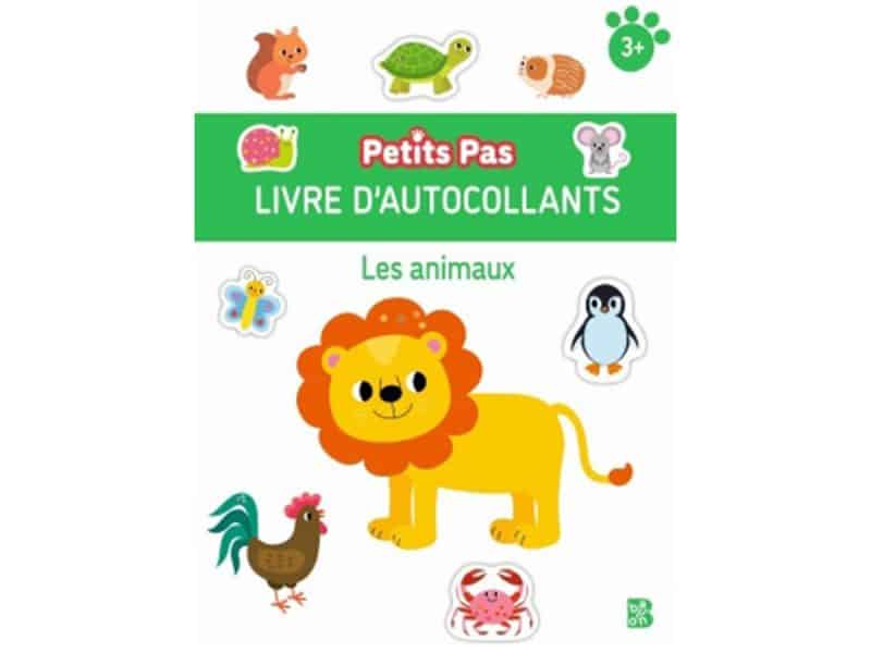 Petits pas Livre d'autocollants Les animaux