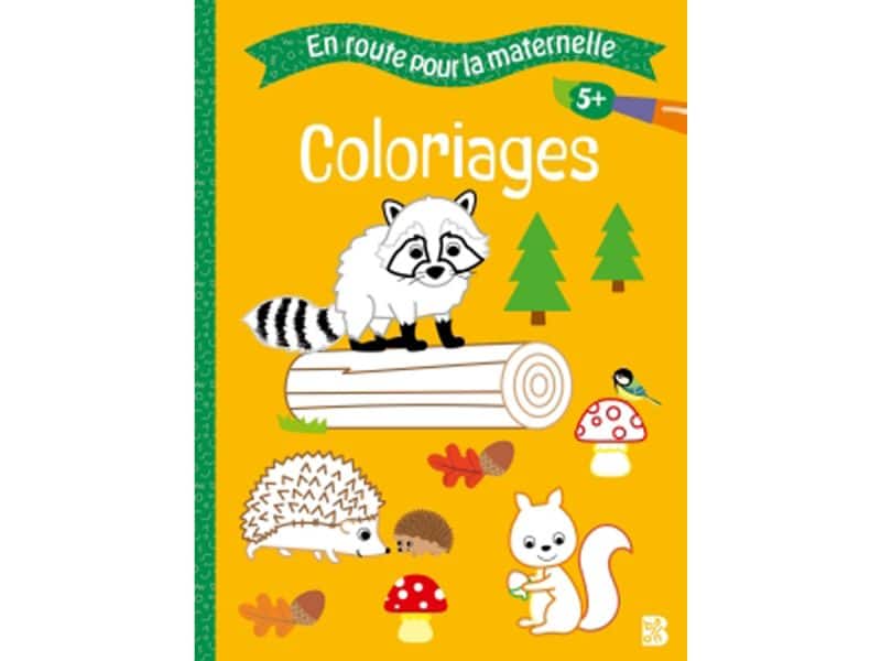 En route pour la maternelle Coloriages 5+