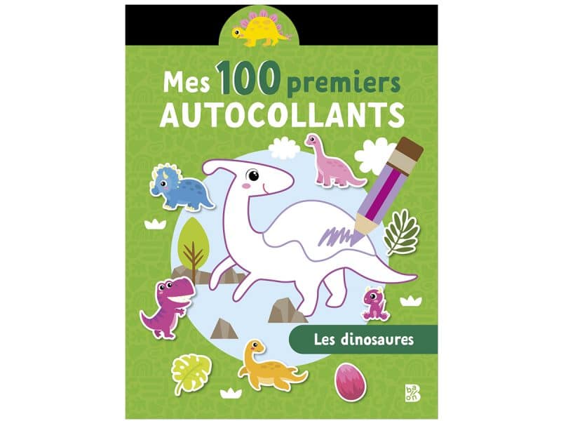 Mes 100 premiers autocollants Les dinosaures