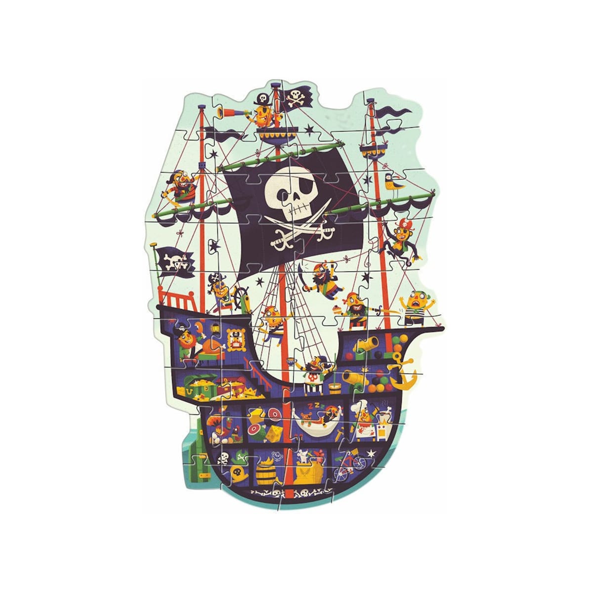 Puzzle Bataille des pirates 100mx