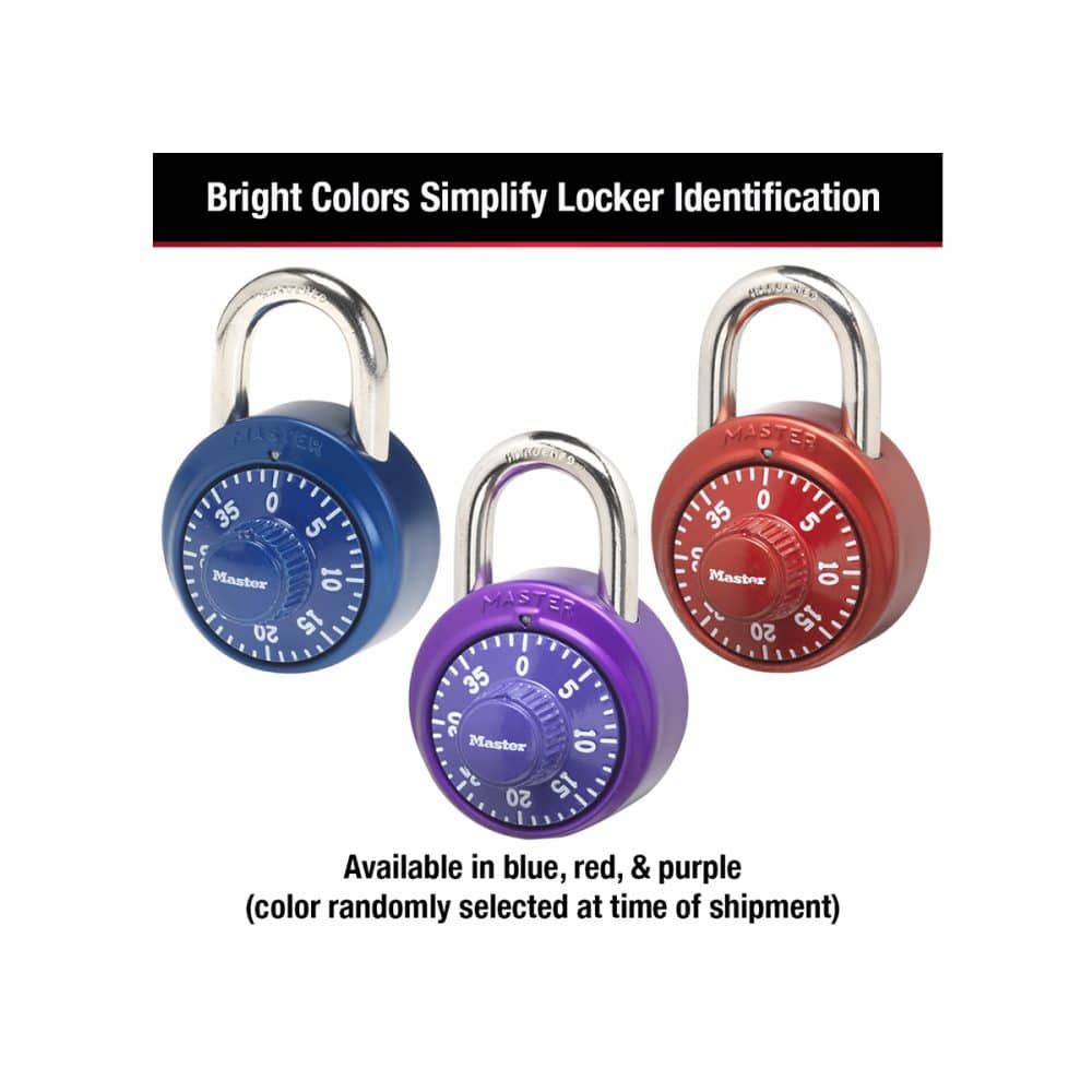 Paquet de 2 cadenas Masterlock 1530T couleurs variées – Image 2