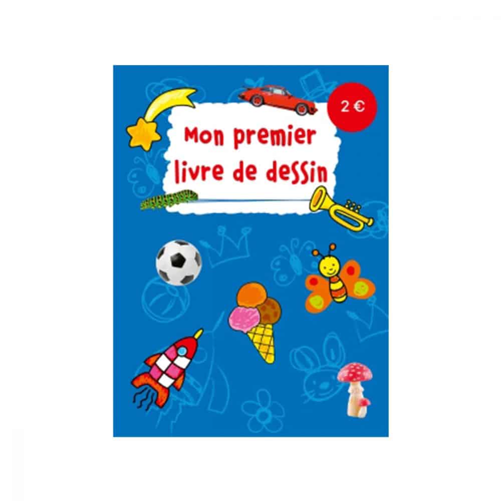 Mon premier livre de dessin bleu