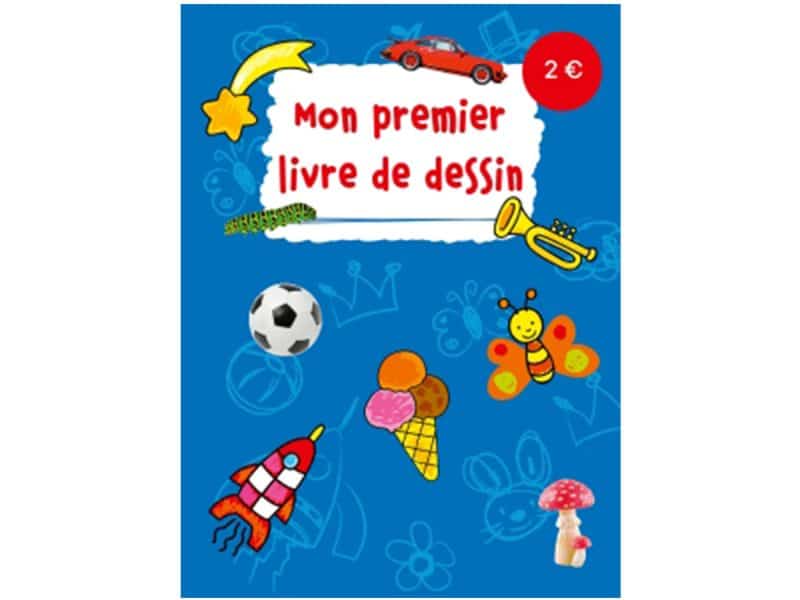 Mon premier livre de dessin bleu