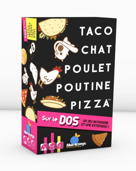 Jeu Taco chat poulet Sur le dos