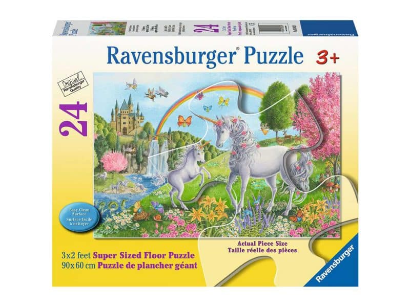 Casse-tête de plancher 24pces Licornes dansantes