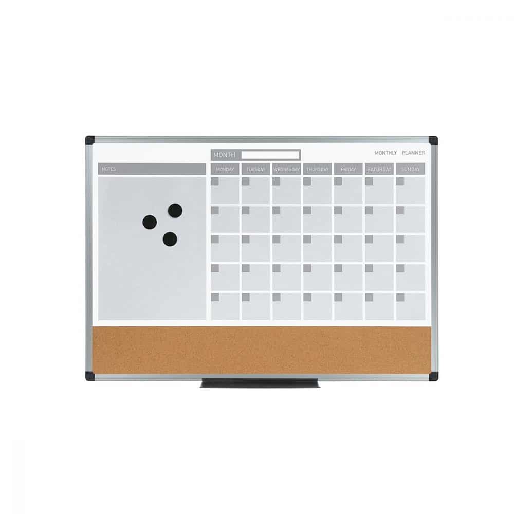 Tableau de planification mensuelle combinée 3 en 1