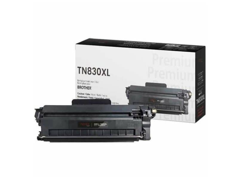 Cartouche de toner compatible avec Brother TN 830xl