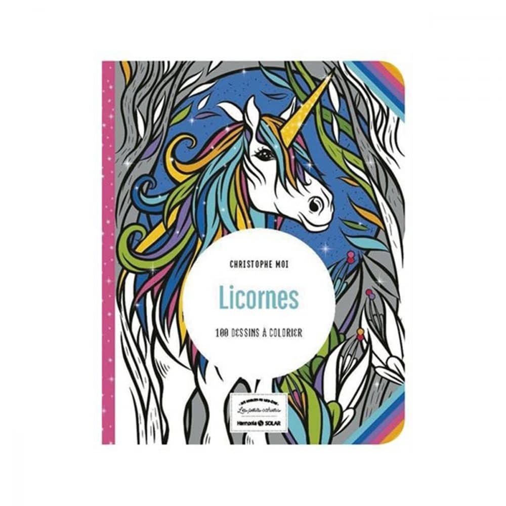 Licornes 100 dessins à colorier