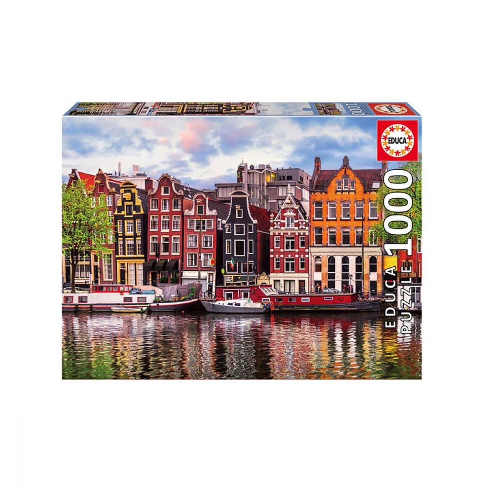 Casse-tete 1000pces Maisons dansantes Amsterdam