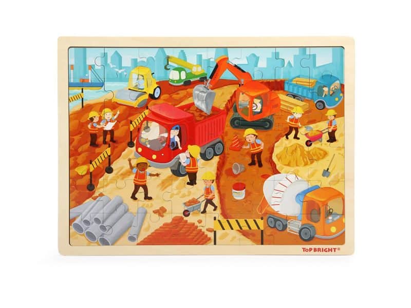 Casse-tete en bois 48 pces Chantier