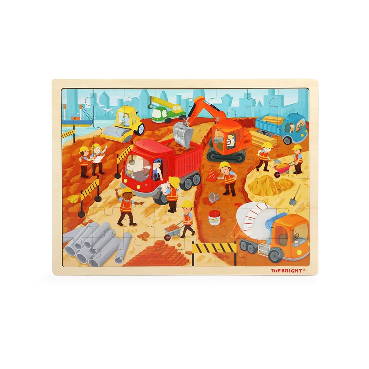 Casse-tete en bois 48 pces Chantier