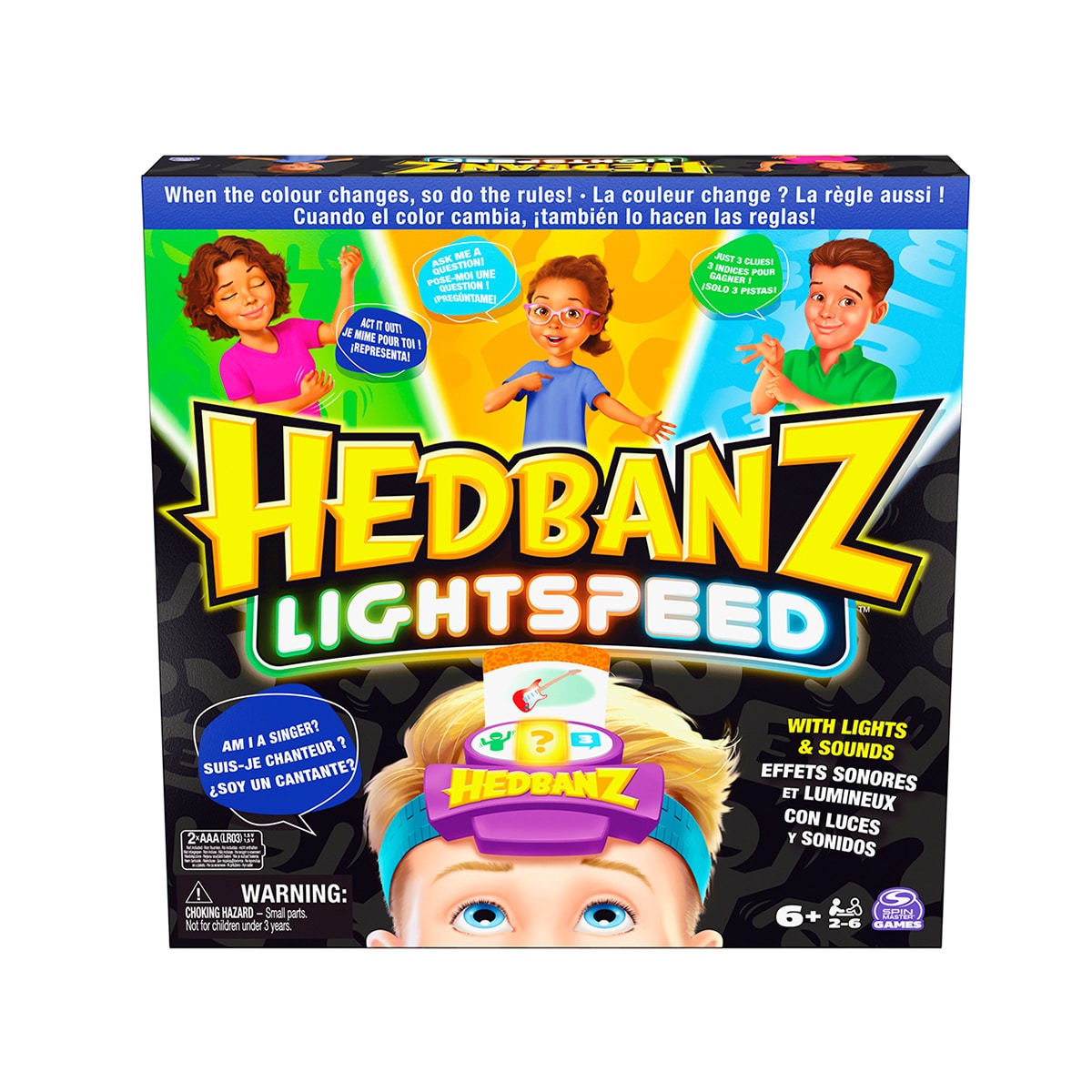 Jeu Hedbanz Lightspeed - Sons et lumières