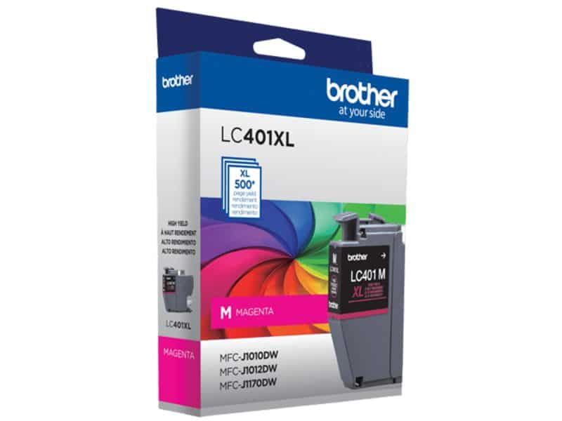 Cartouche jet d'encre Brother LC401XL magenta