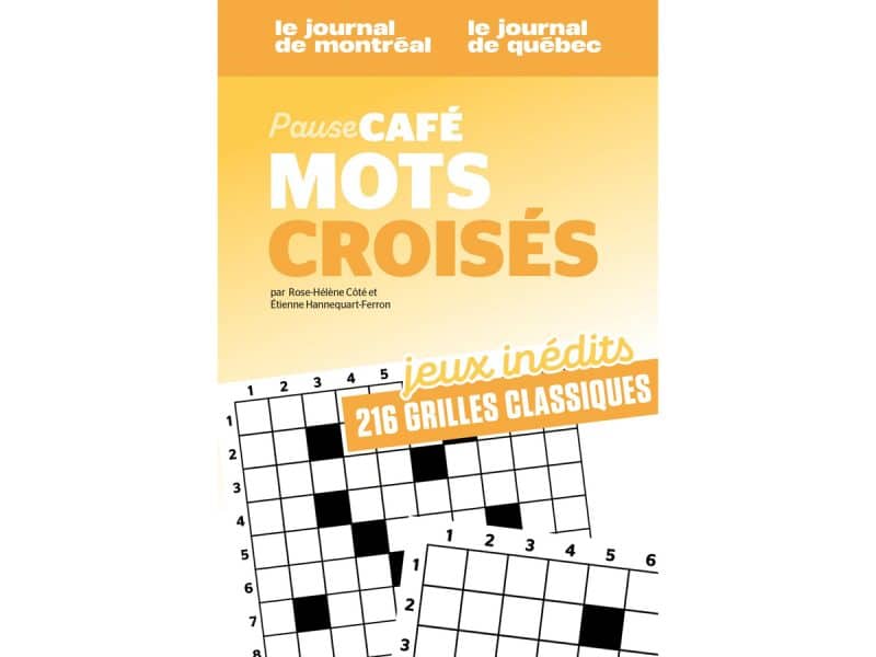 Pause café Mots croisés