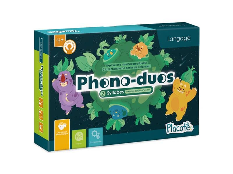 Jeu Placote - Phono-duos Syllables