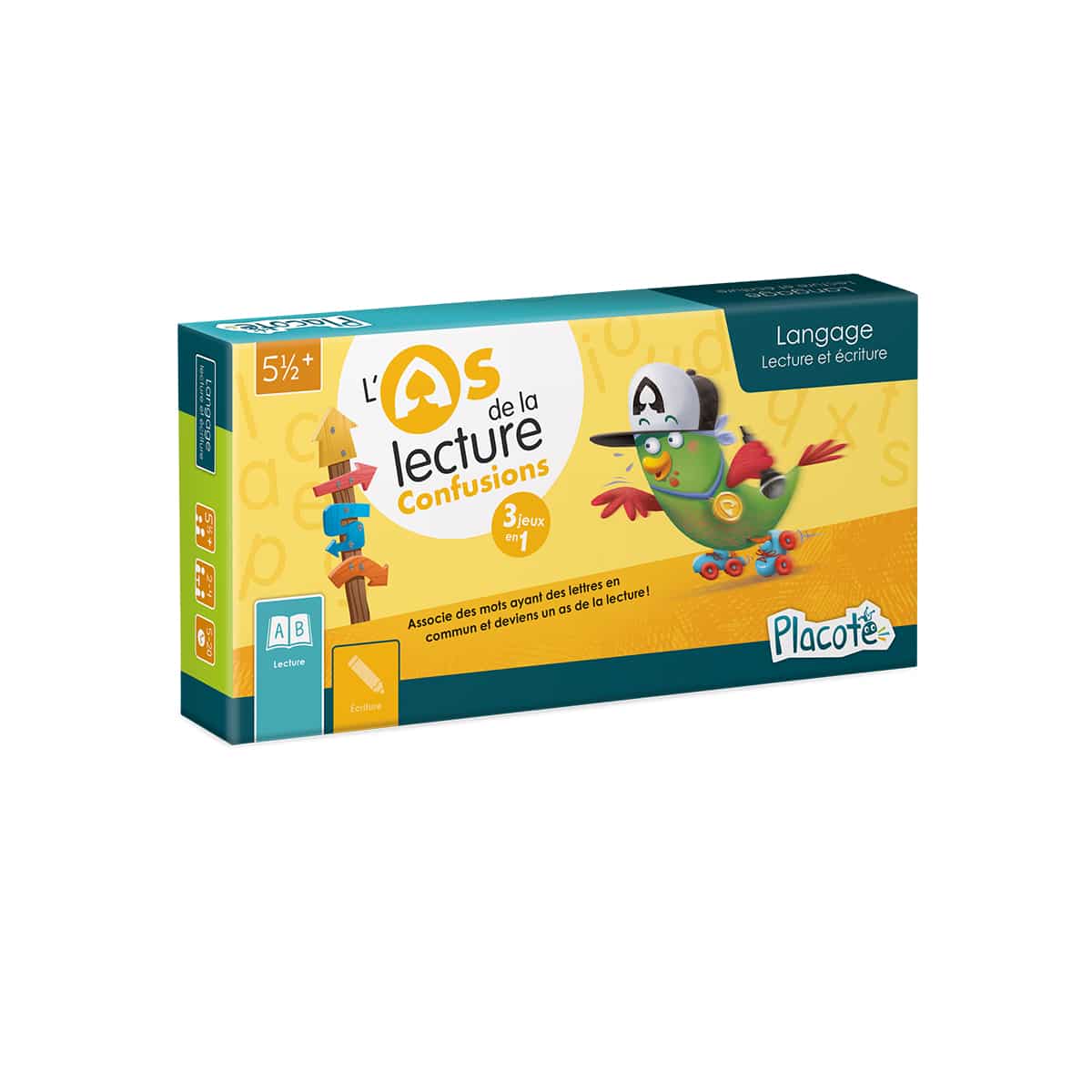 Placote l'as de la lecture -Confusions