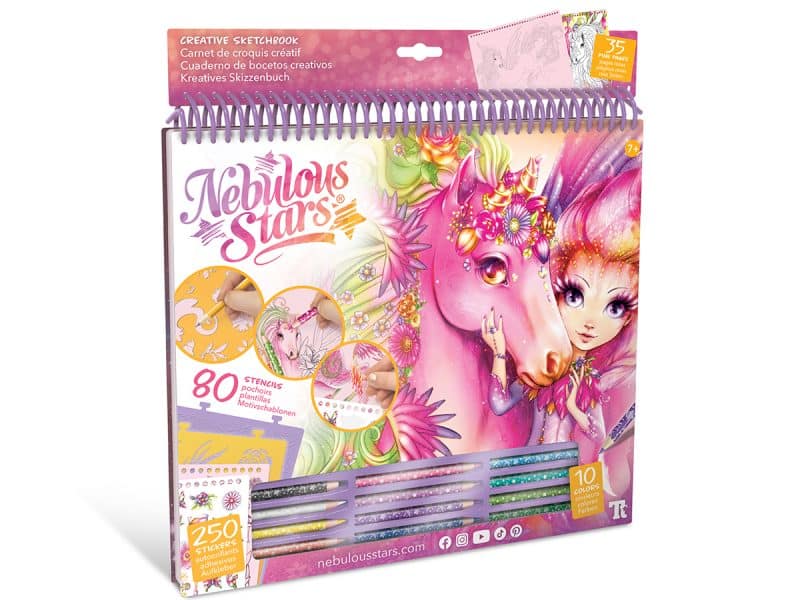 Carnet de croquis créatif - Chevaux fantastiques - Lilyaz