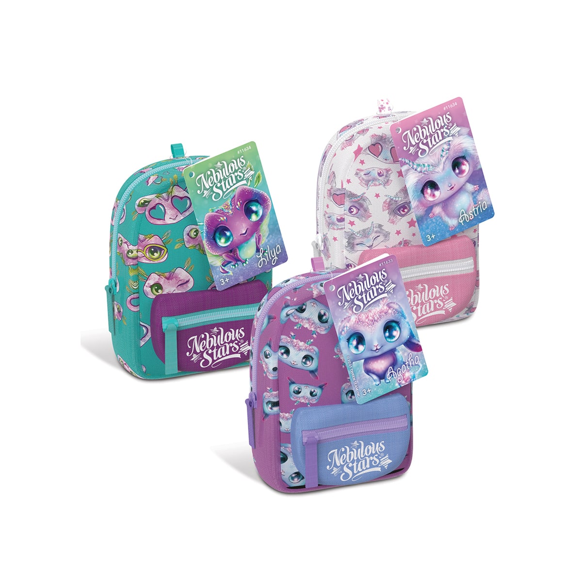 Porte-clé mini sac à dos - Nebulous Stars