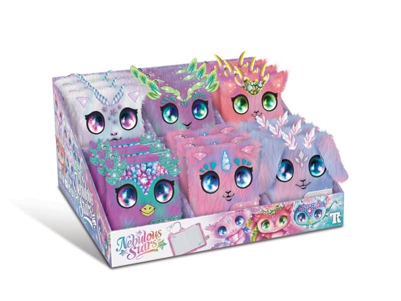 Mini carnet porte-cles en peluche